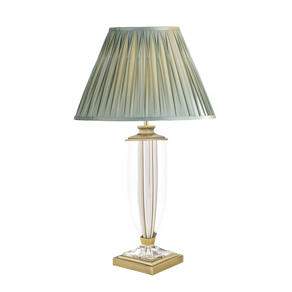 (image for) Laura Ashley Carson Large Table Lamp Antique Brass & Crystal Base Only